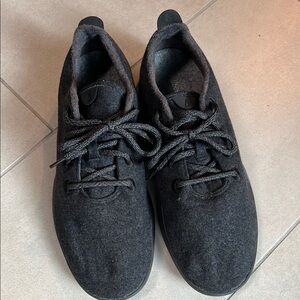 Allbirds Black Wool Sneakers with Padded Comfort